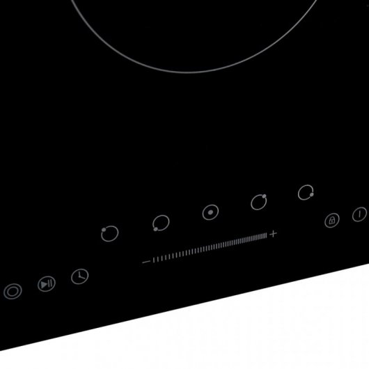 VidaXL Plaque Vitrocéramique 5 Zones 90cm Noir