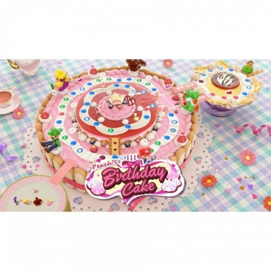 Nintendo Switch Azul Néon Vermelho Néon + Mario Party Superstars + Stickers