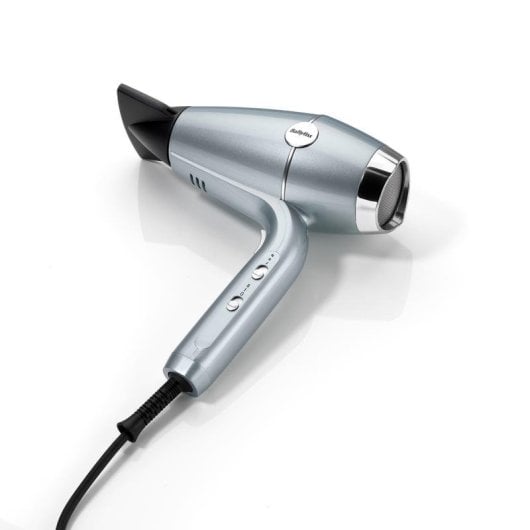 Ionen Föhn BaByliss D773DE Hydro Fusion 2100W 3 Temperaturstufen 2 Geschwindigkeiten Zubehör Metallic