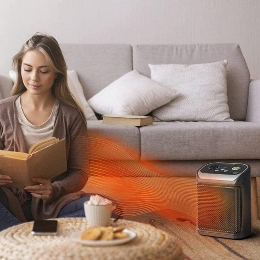 Riscaldatore ceramico Rowenta SO9266F0 2000W Silenzioso Basso Consumo