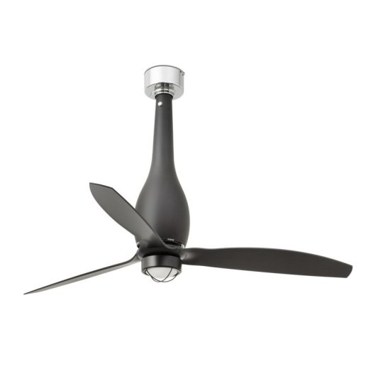 Faro Eterfan Ventilateur de Plafond avec Lumière et Moteur DC Noir Mat