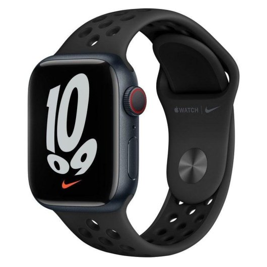 Apple Watch Series 7 Nike GPS Cellular 41mm OLED Alluminio Nero Antracite Resistenza Acqua IP6X SpO2