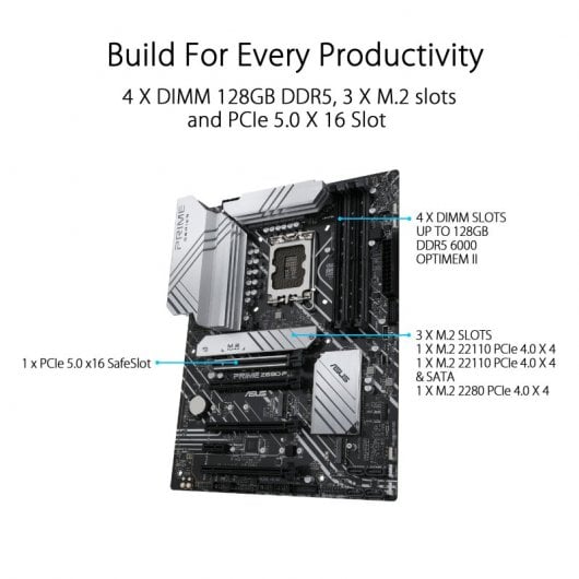ASUS PRIME Z690-P Intel Z690 LGA 1700 ATX