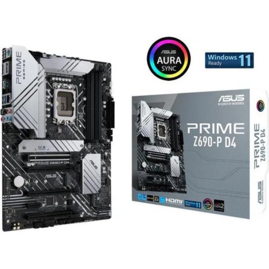 Placa Base ASUS PRIME Z690-P D4 Intel Z690 LGA 1700 DDR4 ATX 2.5GbE Thunderbolt 4