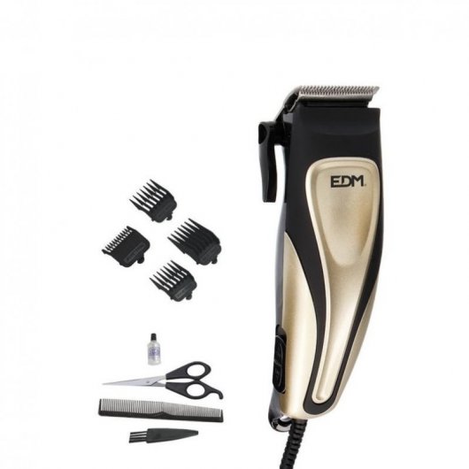 Macchina per tagliare i capelli EDM 10W Oro/Nero