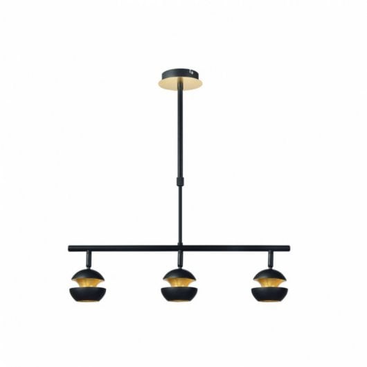 Fabrilamp Colgante Beethoven Negro Oro 3xgu10