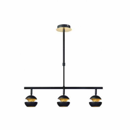Fabrilamp Colgante Beethoven Negro Oro 3xgu10