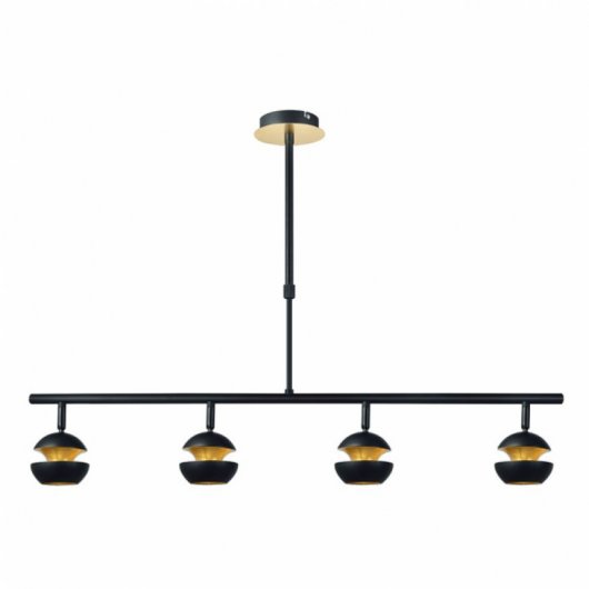 Fabrilamp Colgante Beethoven Negro Oro 4xgu10