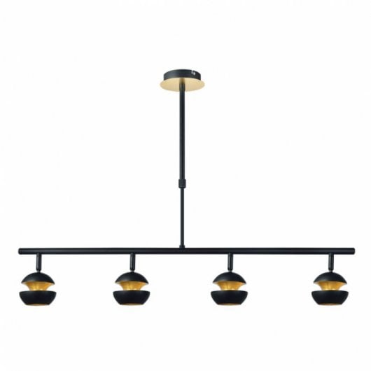 Fabrilamp Colgante Beethoven Negro Oro 4xgu10