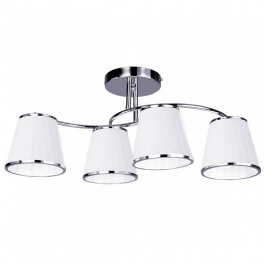 Fabrilamp Lámpara Lantanas 4xe27 Cromo Blanco