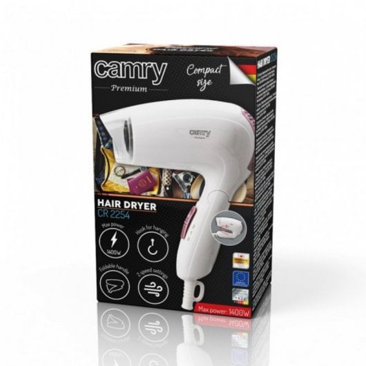 Sèche-cheveux Camry 1200W Blanc/Rose