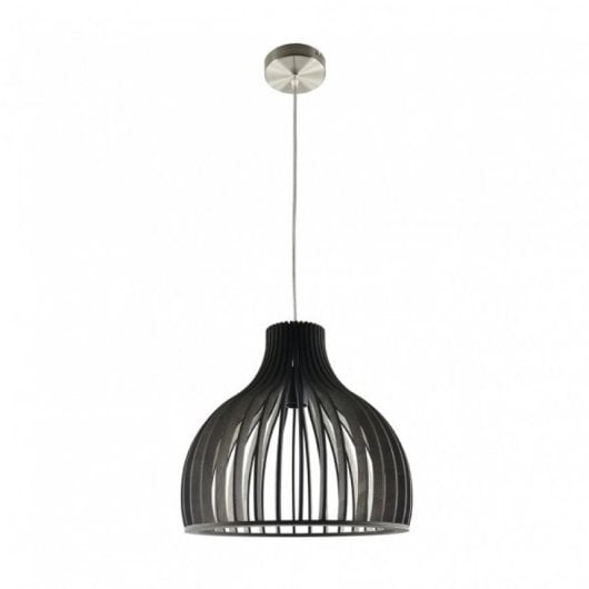 Fabrilamp Colgante Caoba 1xe27 Madera Café 35d