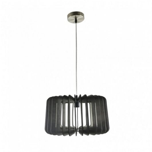 Fabrilamp Colgante Ebano 1xe27 Madera Café 40d