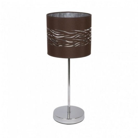 Fabrilamp Sobremesa Niebla 1xe14 Cromo Marrón Plata