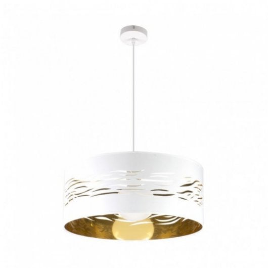 Fabrilamp Colgante Niebla 1xe27 Blanco Blanco Oro 50d