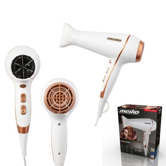 Mesko Haartrockner 2100W Weiß/Kupfer