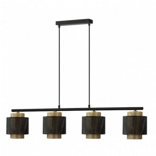 Fabrilamp Lámpara Kyoto 4xe27 Negro Oro