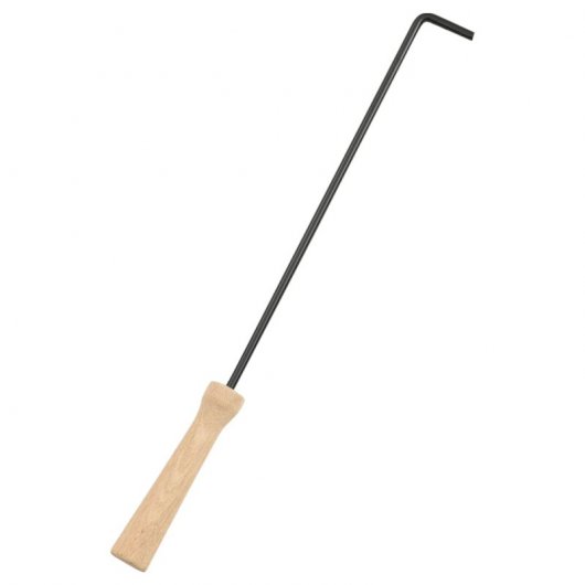 VidaXL brasero et barbecue 2 en 1 avec tisonnier acier inoxydable 56x56x49 cm