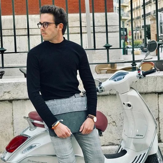 Pilatus Brand Housse pour ordinateur portable 15,6" Gris Marine