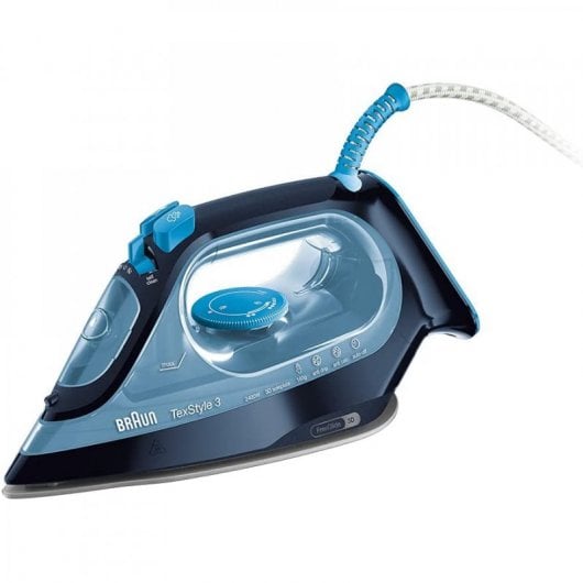 Ferro da stiro a vapore Braun TexStyle 3 SI3050 2400 W Blu scuro