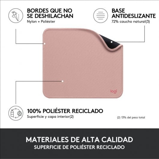 Logitech Mouse Pad Studio Series Rosa