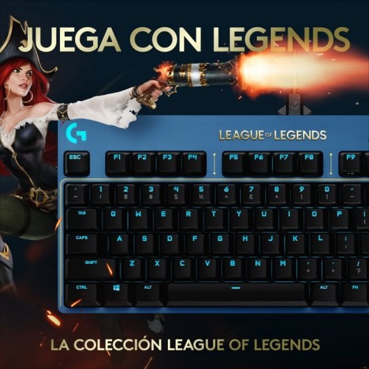 Logitech G Pro Teclado Mecánico Gaming Edición League of Legends Layout US