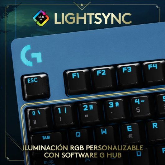Logitech G Pro Teclado Mecánico Gaming Edición League of Legends Layout US