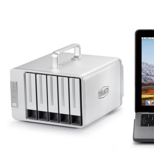 Dispositivo NAS TerraMaster D5 Thunderbolt 3 5 moduli