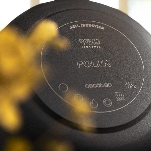 Poêle Cecotec Polka Experience Bucket Titan 24cm aluminium induction Teflon