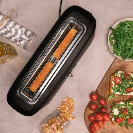 Cecotec Toast&Taste 10000 Extra Tostador 1 Rebanada 980W Negro