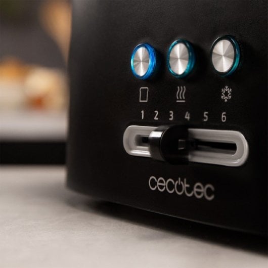 Cecotec Toast&Taste 10000 Extra Tostador 1 Rebanada 980W Negro