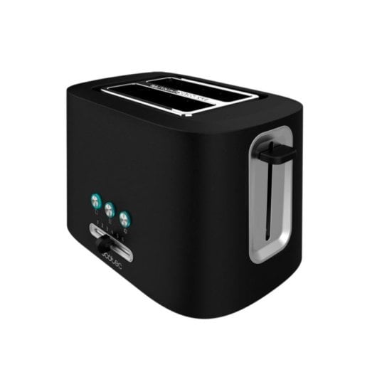 Tostapane Cecotec Toast&Taste 9000 Double 2 Fette 980W Nero Acciaio Inox
