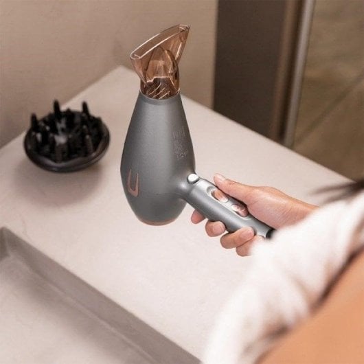 Professioneller Ionen Föhn Cecotec IoniCare 6000 Rockstar Essence 2200W 5 Temperaturstufen 5 Geschwindigkeiten Zubehör Grau