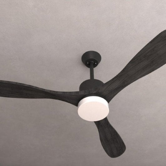 Ventilatore da Soffitto Cecotec EnergySilence Aero 5290 Stone Pro DC, LED, 52”, 5 Velocità, Nero