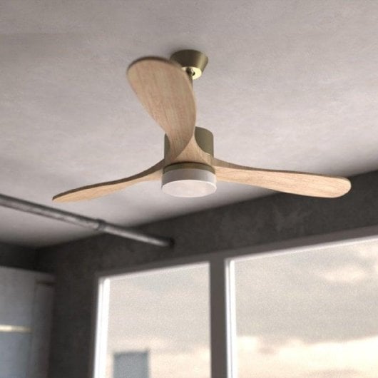 Ventilatore da soffitto Cecotec EnergySilence Aero 5290 Golden Pro LED 52" DC Oro