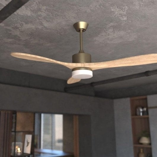 Ventilatore da soffitto Cecotec EnergySilence Aero 5290 Golden Pro LED 52" DC Oro