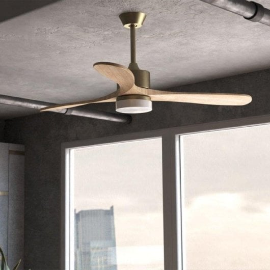 Ventilatore da soffitto Cecotec EnergySilence Aero 5290 Golden Pro LED 52" DC Oro