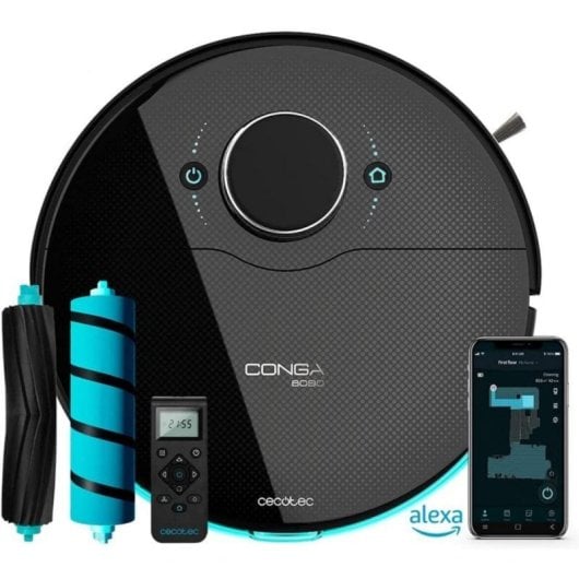 Cecotec 8090 Ultra Robot Aspirador Negro
