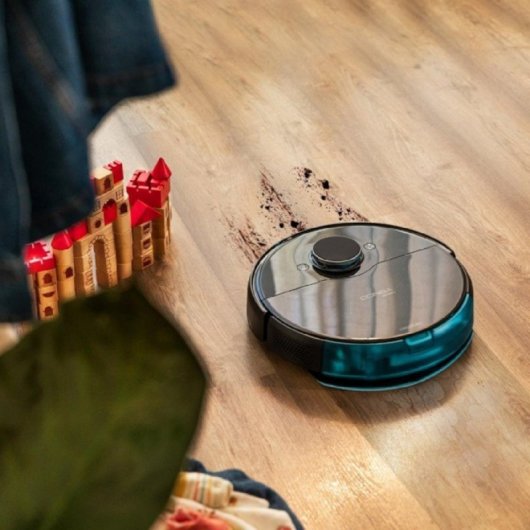 Robot Aspirapolvere e Lavapavimenti Cecotec Conga 9090 AI Navigazione Laser IA 10.000 Pa Controlli Vocali
