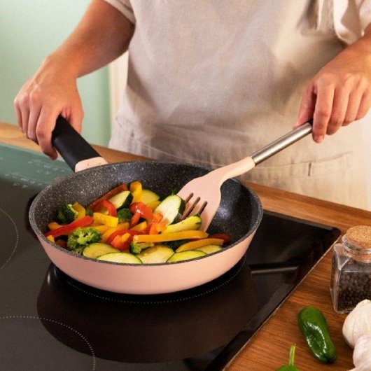 Bratpfanne Cecotec Polka Experience Bucket Gravity Set 18/22/26 cm Aluminium Teflon Rosa