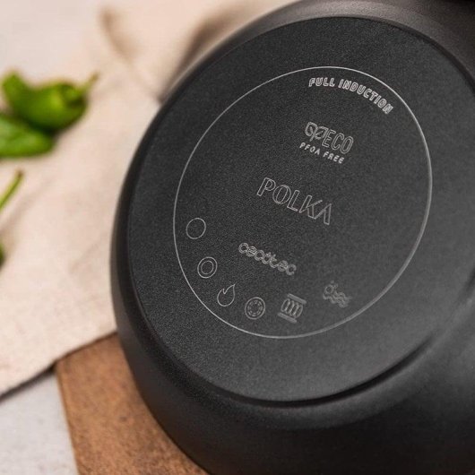 Pfanne Cecotec Polka Platinum Bucket Thunder 26cm Aluminium Antihaft Induktion