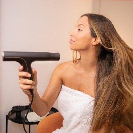 Sèche-cheveux Ionique Professionnel Cecotec Bamba Ionicare 6000 RockStar Soft Pro 1200W 3 Températures 2 Vitesses avec Accessoires Noir