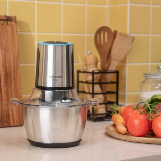 Cecotec ChopBeat 1500 TitanBlack Steel Pìcadora 1.5L 600W Inox