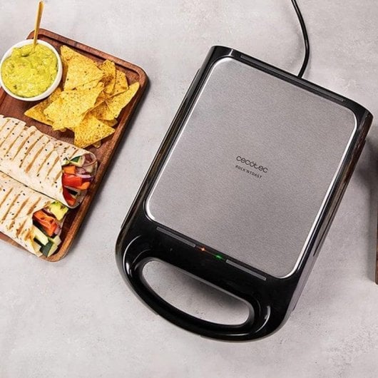Sandwicheuse Cecotec Rock'nToast Family 3in1 Inox 1500W 4 sandwiches