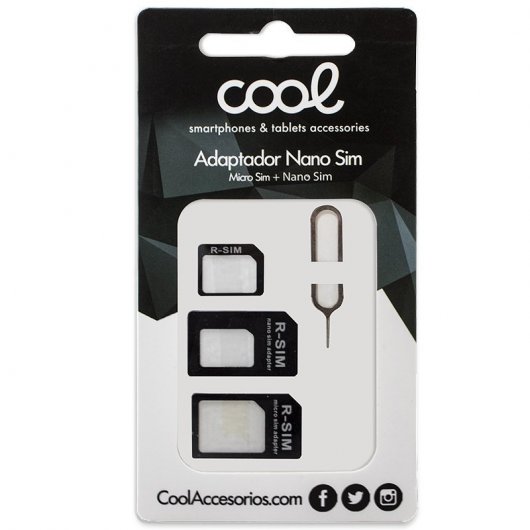 Cool Adaptador 2 en 1 Nano SIM a Micro SIM/SIM