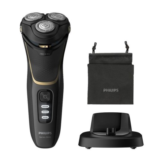 Elektrorasierer Philips Shaver Series 3000 S3333/54 Kabellos 60min Nass- und Trockenrasur Schnellladung