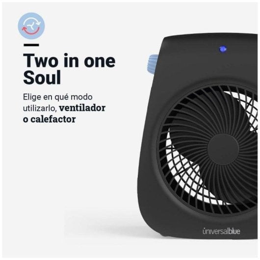 Aquecedor Termoventilador Universal Blue Bávaro 2000W Baixo Consumo