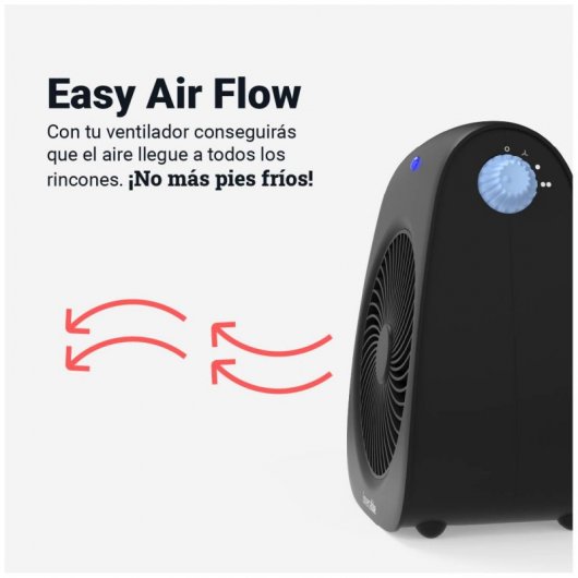 Universal Blue Termoventilador Vertical 2000W Negro