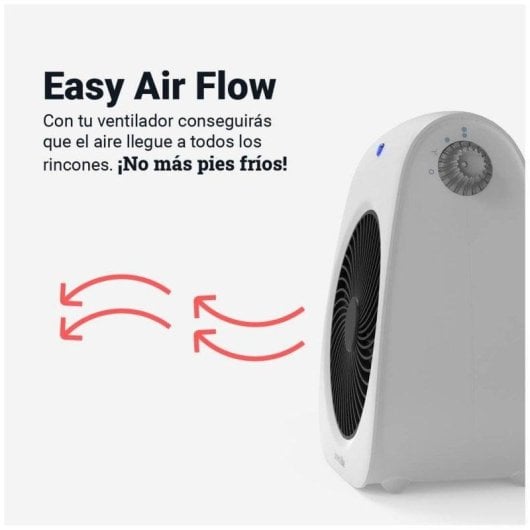 Radiateur Soufflant Universel Bleu Bávaro 2000W Blanc