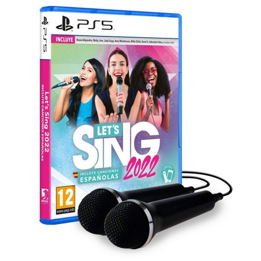Let's Sing 2022 + 2 Microfones PS5